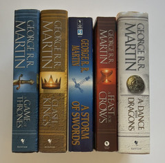 A Song Of Ice And Fire By George R. R. Book 1-5 Game Of Thrones