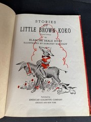 Little Brown Koko Has Fun Blanche Seale Hunt 1953 Second Series Vintage Book HC