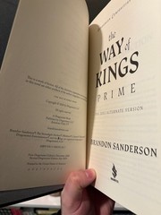 The Way of Kings Prime by Brandon Sanderson Leatherbound Like New