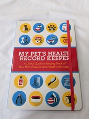 MY PET’S HEALTH RECORD KEEPER By Inc. Peter Pauper Press – Hardcover NEW