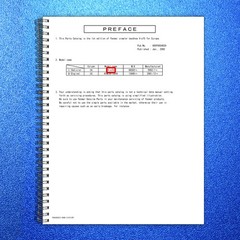 YANMAR ViO75 Excavator Parts Catalog Manual – BOUND – COVERS – XL FOLDOUT PAGES