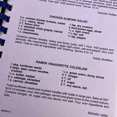 Morgantown WV cook book cookbook 2001 community spiral 104 pages of recipes