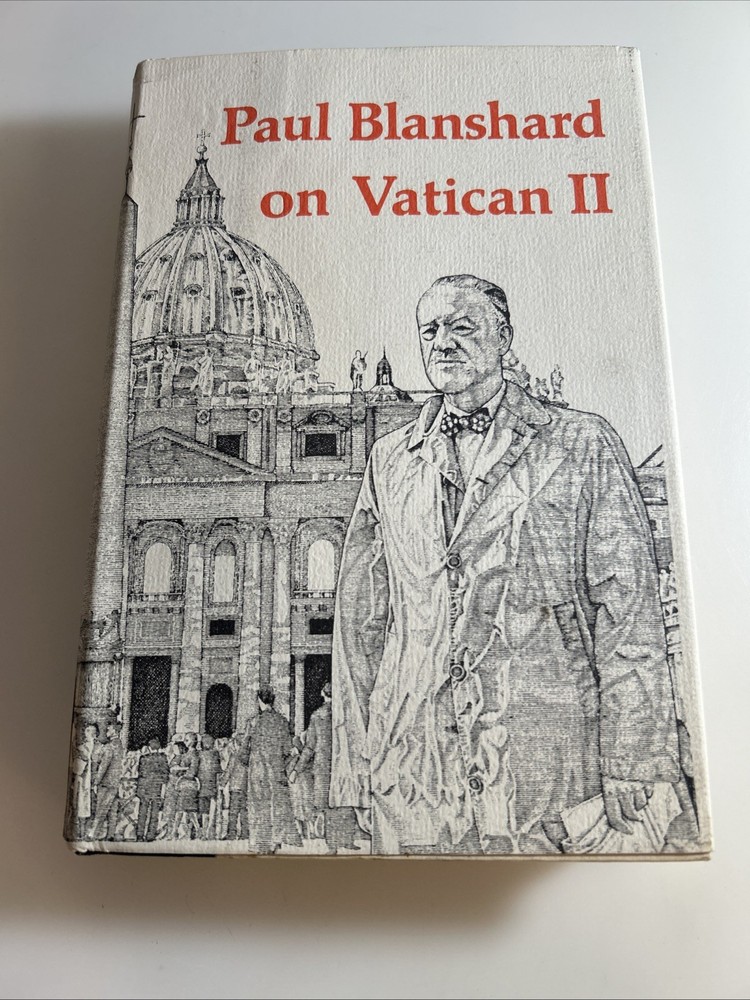 Paul Blanshard on Vatican II 1966 Book 📕 Beacon Press xlib 2928