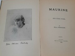 Maurine & Other Poems Ella Wheeler Wilcox Lovely Victorian Gold Gilt Green Cover