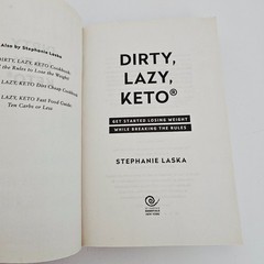 Dirty Lazy Keto Stephanie Laska Paperback Weight Loss Cookbook Free Postage