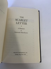 The Scarlet Letter ~ Nathaniel Hawthorne First Edition Reprint(Nelson Doubleday)