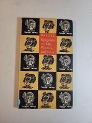 Honore de Balzac EPIGRAMS ON MEN, WOMEN, AND LOVE Peter Pauper Press 1959 HC/DJ