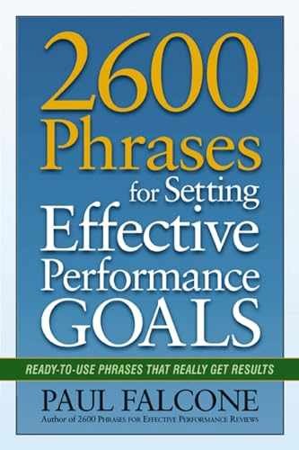 2600 Phrases for Setting Effective – Paperback, by Falcone Paul – Very Good