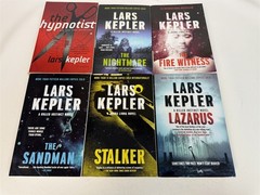 Lars Kepler Lot 6 Joona Linna Hypnotist Sandman Lazarus Stalker Fire Witness