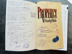 Prophecy Study Bible Hardcover Book 1997