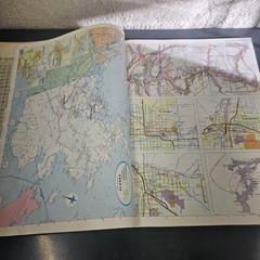 Mayflower Rand McNally Road Atlas US Canada Mexico Map 1971 National Parks