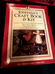 Pleasant Company Josefina Craft Kit w Pastimes Craft Book & SEALED Paper Dolls