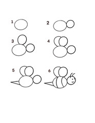 How to Draw for Kids ages 4-8 Simple Step by Step How to Draw Animals