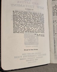 Vintage Red Letter Pocket New Testament Collins Press Great Britain