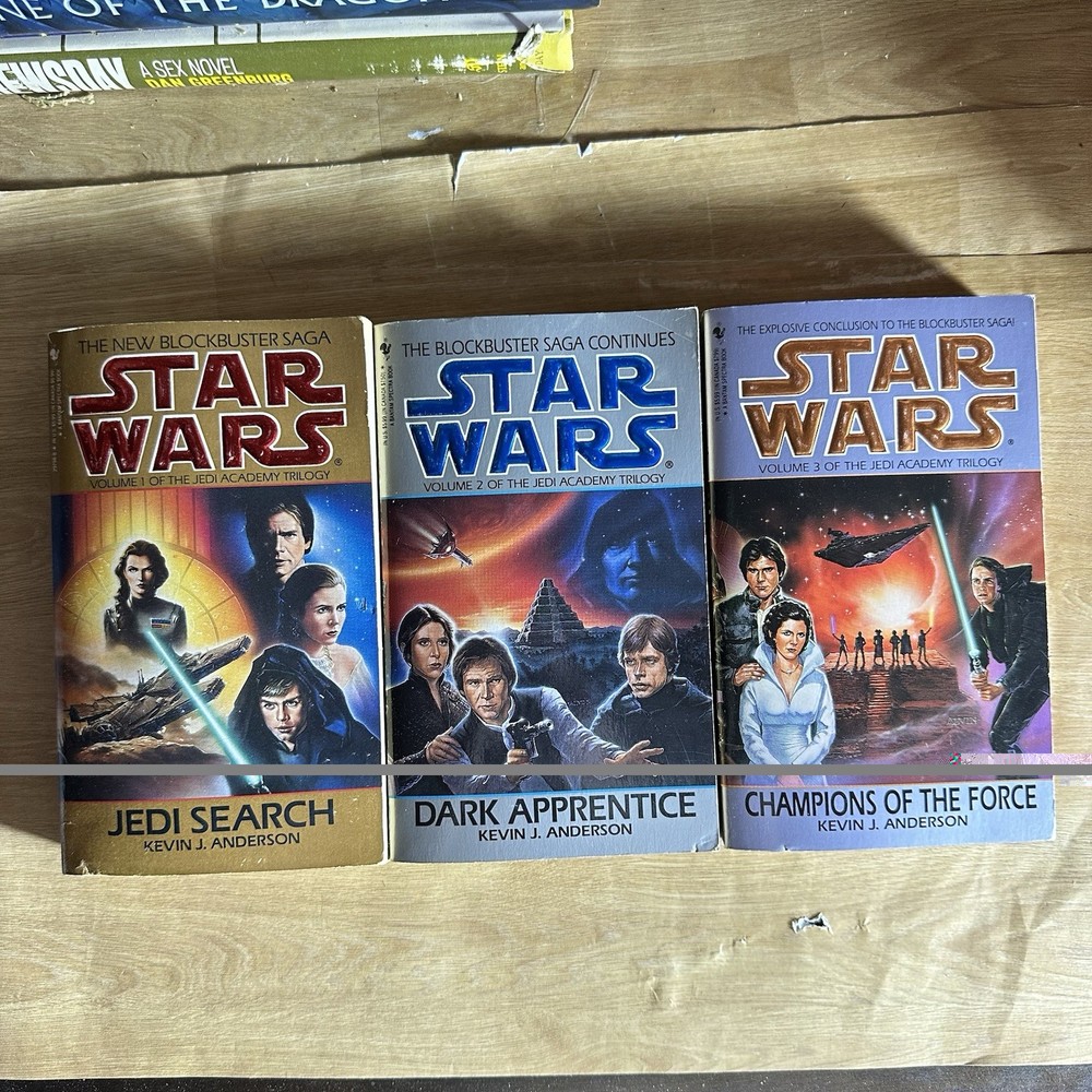 Star Wars Jedi Academy Trilogy Complete Paperback Set Kevin J. Anderson MMPB