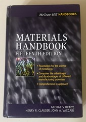 MATERIALS HANDBOOK 15TH EDITION – GEORGE S. BRADY