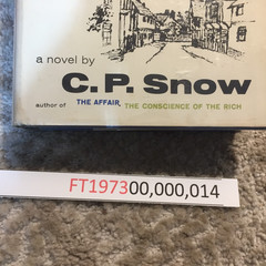 Strangers and Brothers C. P. Snow 1960 Charles Scribner’s Sons Idealism SIGNED