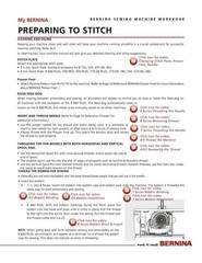 Bernina Mastery SEWING Workbook 790 Pro + 880 + 770 QE + 480 475 435 535 570 590