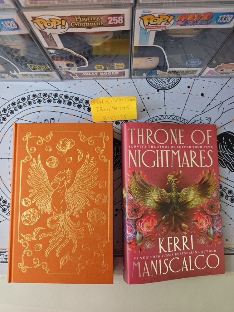 Fairyloot Throne Of Nightmares By Kerri Maniscalco SE SIGNED SPRAYED EDGES