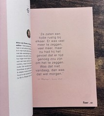 Flow Magazine Special Edition Issue „Calm Down” Paperbook in Dutch Language