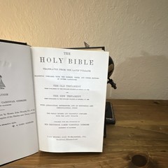Douay-Rheims Holy Bible TAN Books 1899 Text Leather Bound Hardcover Catholic