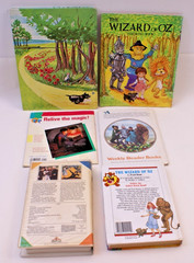 5 WIZARD OF OZ BOOKS & VHS – VINTAGE ORIGINALS