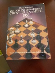 Dover Chess Ser.: Zurich International Chess Tournament 1953 by David Bronstein