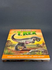 Explore T Rex Dinosaur Inside Out Plastic Model & Book Kids Under 8+ Years GIFT