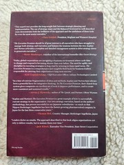 The Execution Premium Kaplan Norton Hardcover 2008 Strategy Operations Book