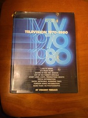 TELEVISION 1970-1980 by Vincent Terrace Tantivy Hardback 322 Pages RARE