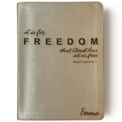 FREEDOM CSB She Reads Truth Bible – Christ Has Set Us Free – Custom Engrave Name