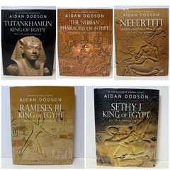 Ancient Egypt History Lot Nubian Pharaohs Tutankhamun Nefertiti Rameses III Seth