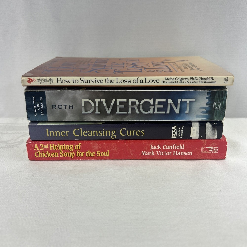 4 Paperback Books Lot Numerous Titles And Authors