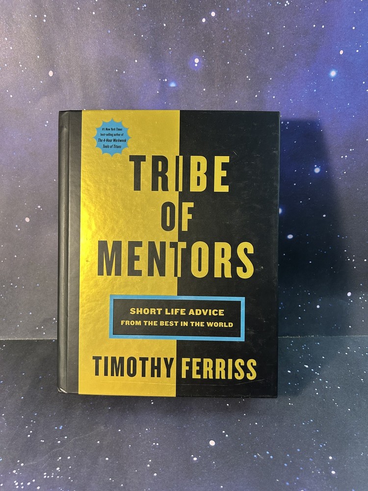 Tribe Mentors Timothy Ferriss Book Self-Help Advice 2017 Hardcover