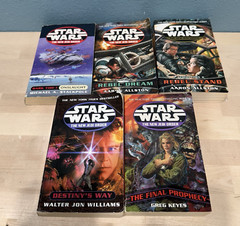 Star Wars The New Jedi Order 1st Edition Paperbacks Various Titles Lot of 5