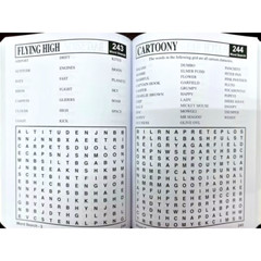 396 pages of Jumbo Word Searches for all Ages