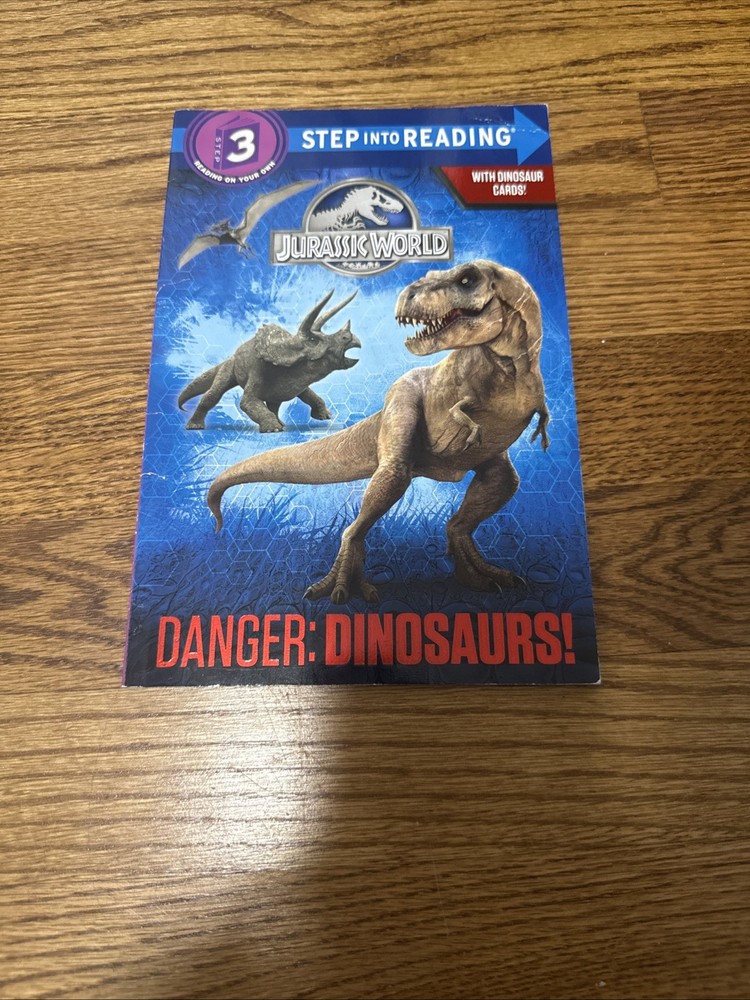 Danger: Dinosaurs! (Jurassic World) (Step into Reading) – Paperback – VERY GOOD