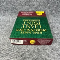 Holy Bible KJV Personal Size Giant Print Reference Bonded Leather Nelson 544