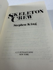 Stephen King Skeleton Crew HC Red Leather Library Edition G.P. Putnam’s Son Rare