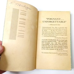 A GEORGIAN LOVE STORY by Ernest Raymond 1973 First American Edition Paperback