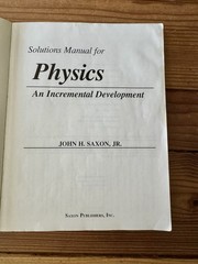 Saxon Math PHYSICS Text, Solutions Manual, Homeschool Packet, Tests
