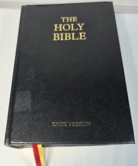 The Holy Bible Knox Version Baronius Press 2012 Hardcover Latin Vulgate Gilt