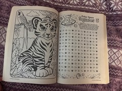 Lisa Frank Coloring and Activity 288 Pages Book NO STICKERS (2 Pages Used)