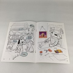 Shari Lewis lamb Chop & Friends Sticker Fun Coloring Book Golden Vintage 1994