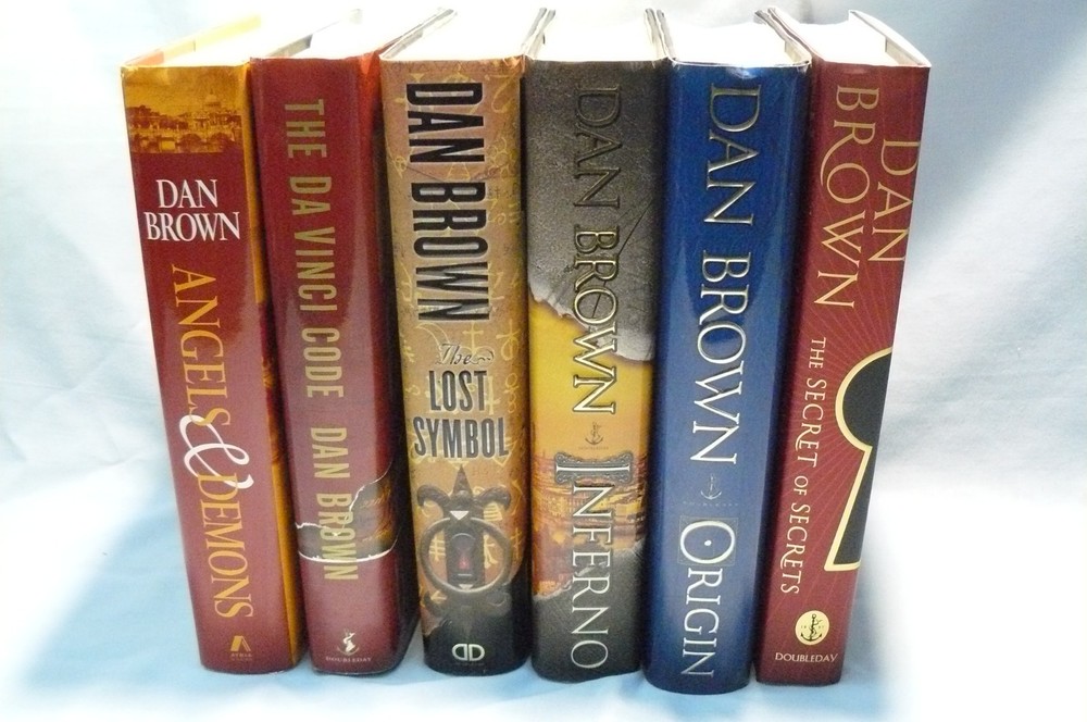 Dan Brown ROBERT LANGDON Complete Series 6 Hardback Books