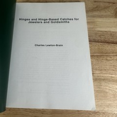 Hinges and Hinge-Based Catches Charles Lewton-Brain 1996 Jewelry Goldsmiths