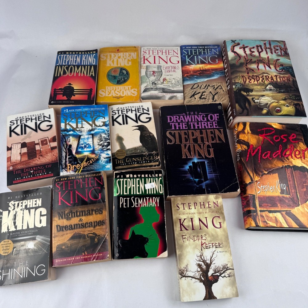 Stephen King Lot of 14 Various Titles HB PB Books Different Seasons The Shining