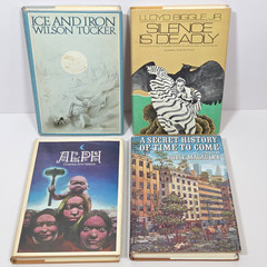 Vtg 1970s New Wave SciFi BCE HCDJ Lot of 13 Brunner Maine Reamy Shaw Hugo Nebula
