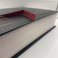 The Stone Edition King James Bible Thomas Nelson Black Gilt Edges Ribbon