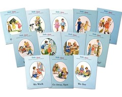 DICK AND JANE 12 Book Reading Collection Set Homeschool Ages 4-8